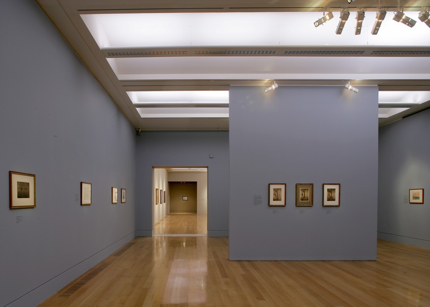 art gallery lighting design: Turner Whistler Monet