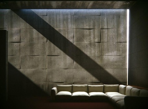 Architectural lighting at Koshino House - Tadao Ando