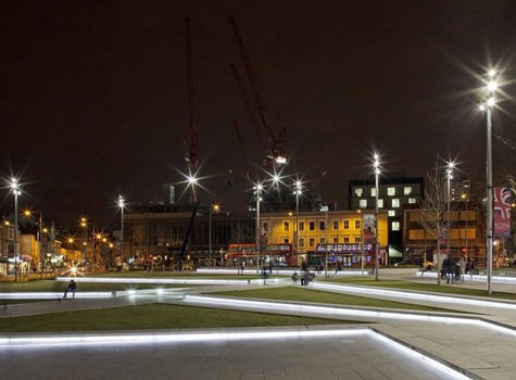 Woolwich Square exterior lighting