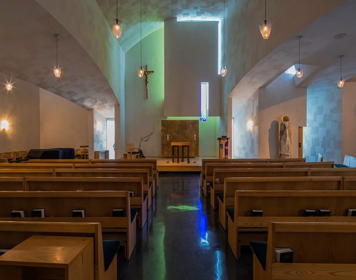 Architectural Lighting at Chapel of St Ignatius - Steven Holl