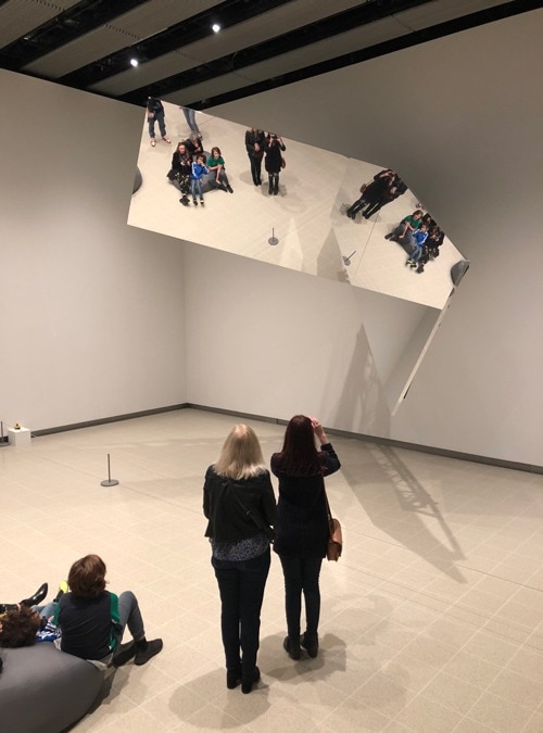 The Shape Shifters Acrylic Column by Robert Irwin
