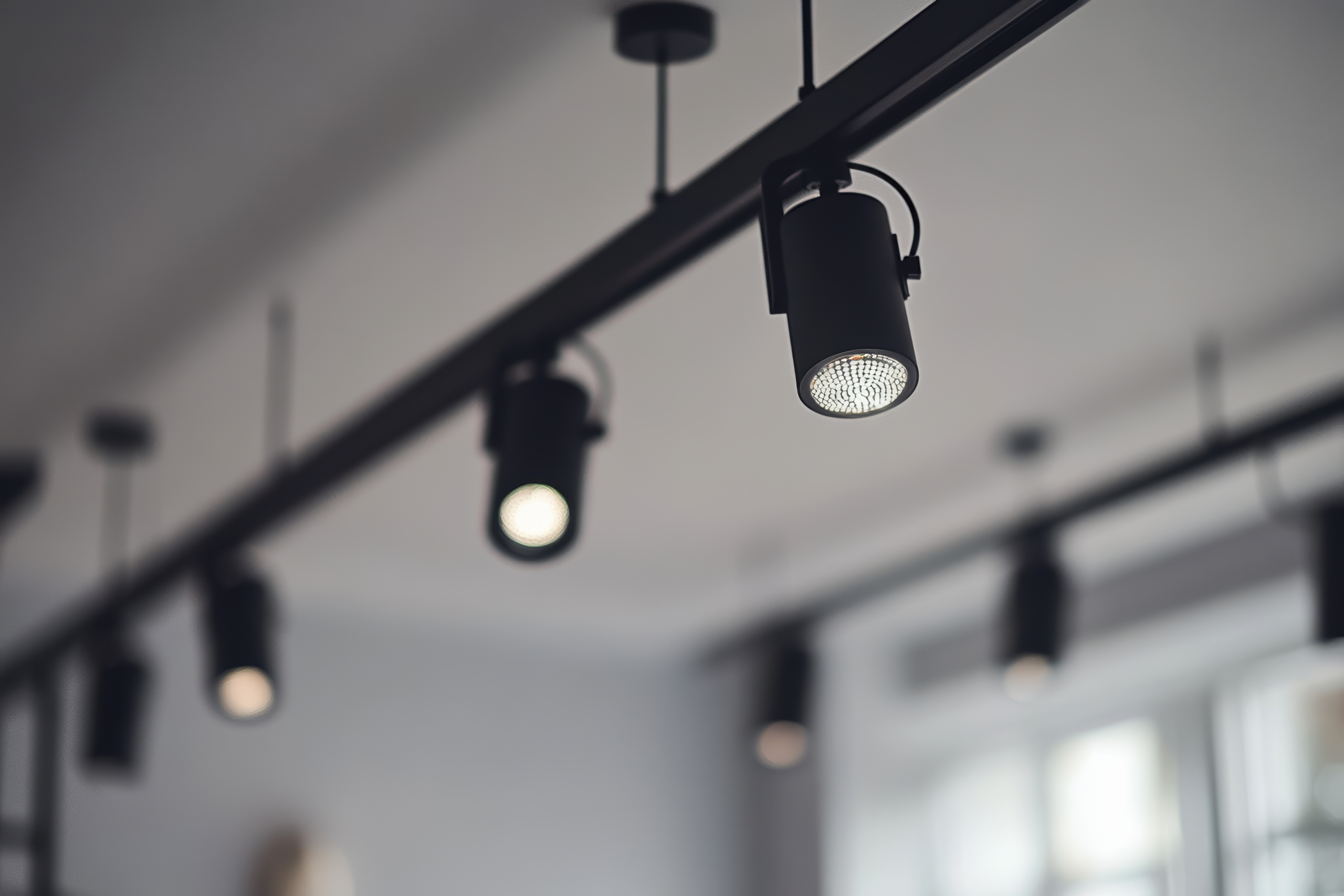 Track lighting system, modern design