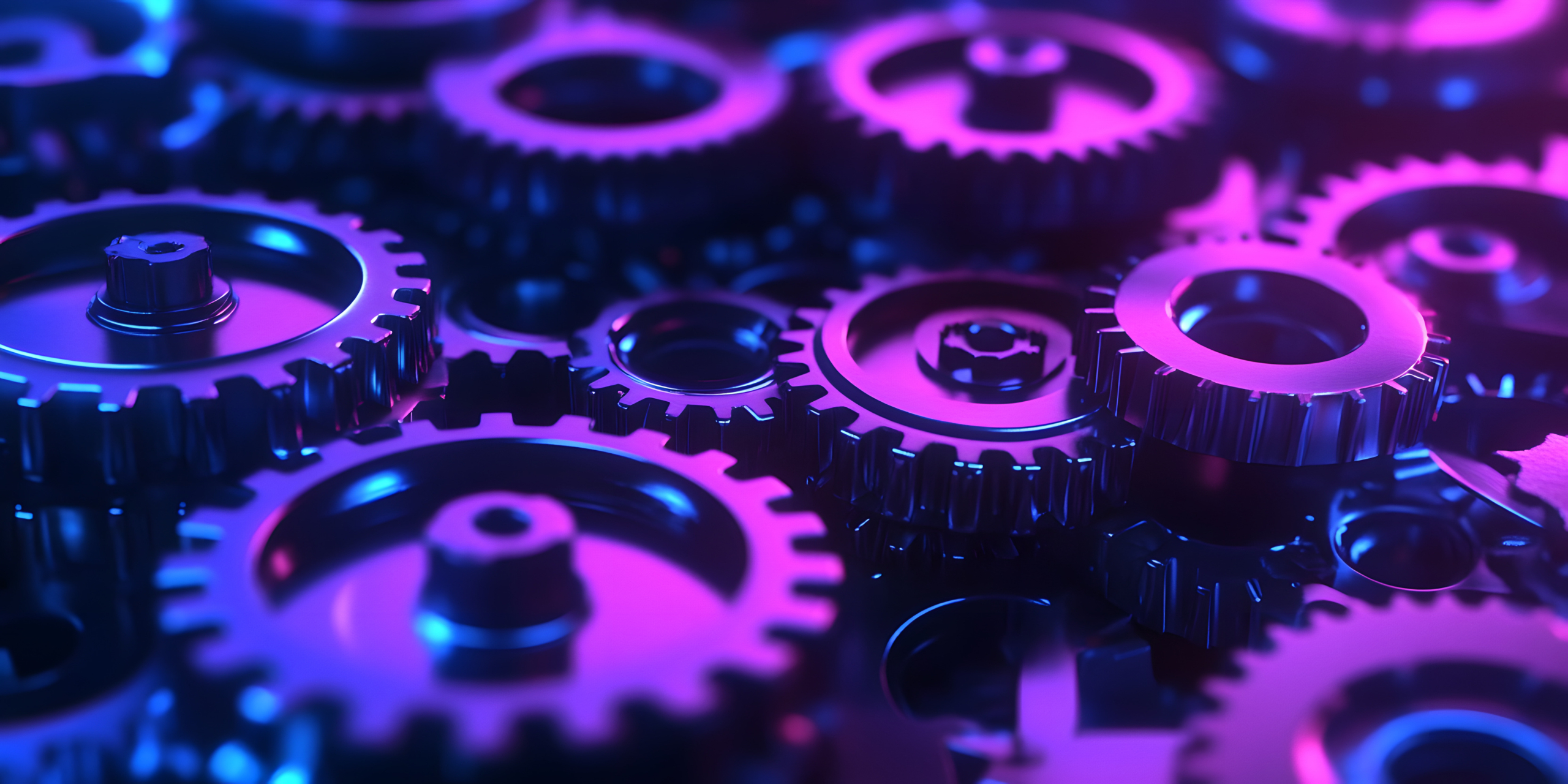 Interlocking Gears: Precise Machine Components in Motion